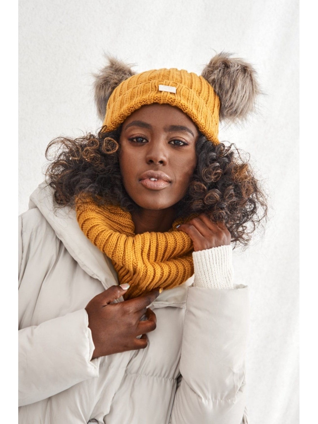 Mustard winter set C18 - Online store - Boutique